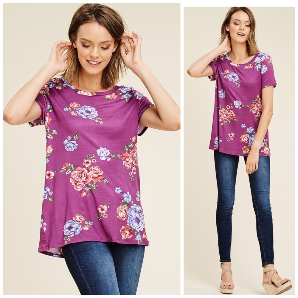 LAST 1! 💕 Short Sleeve Tie Back Top! - Picture 8 of 8